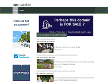 Tablet Screenshot of muncaster.com